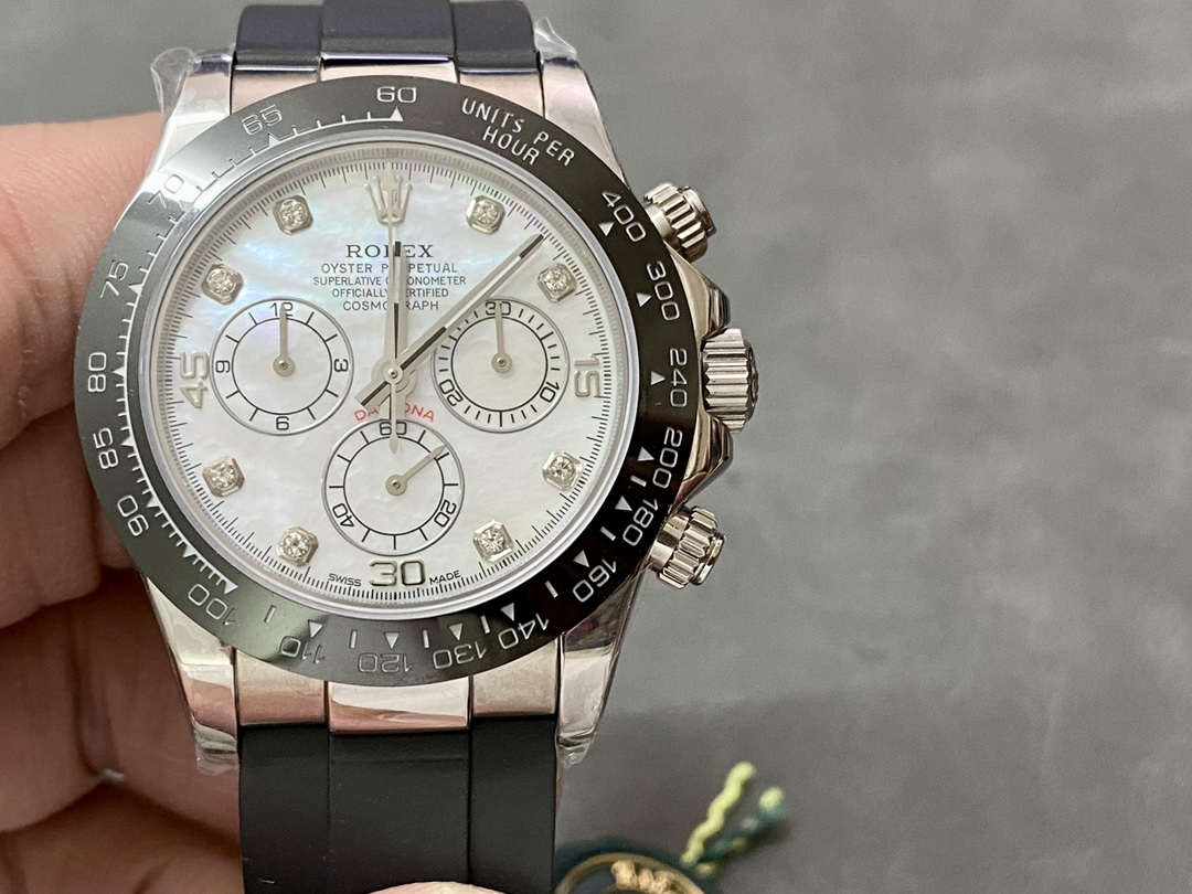 Rolex Cosmograph Daytona 116519 Mother of Pearl Dial 40mm Mens Replica Watch